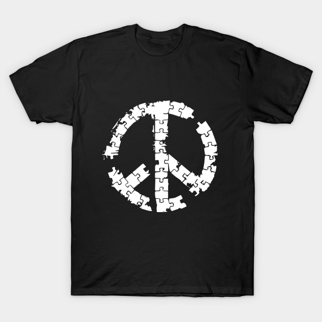 Peace T-Shirt by xenomorphlab